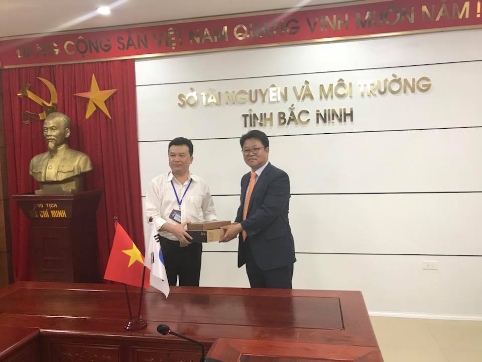 Tọa đàm giữa Sở Tài nguyên và Môi trường tỉnh Bắc Ninh với đoàn xúc tiến thương mại của tỉnh GYEONG